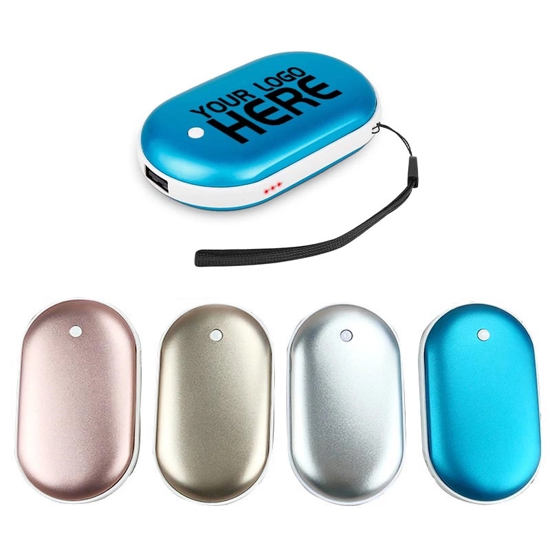 Pocket Hand Warmer Power Bank 5200mAh Double Sided Heat 2