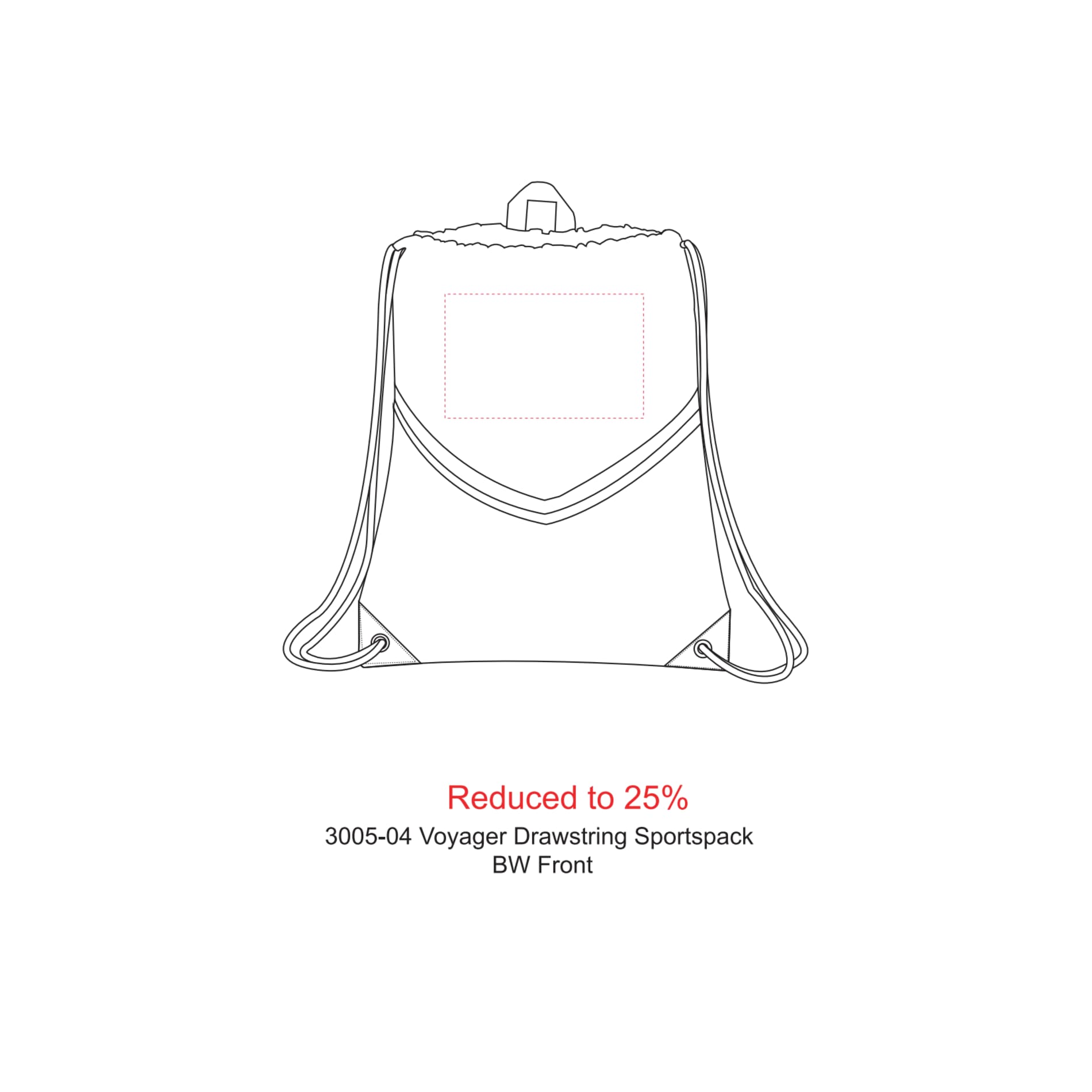Voyager Drawstring Sportspack 15