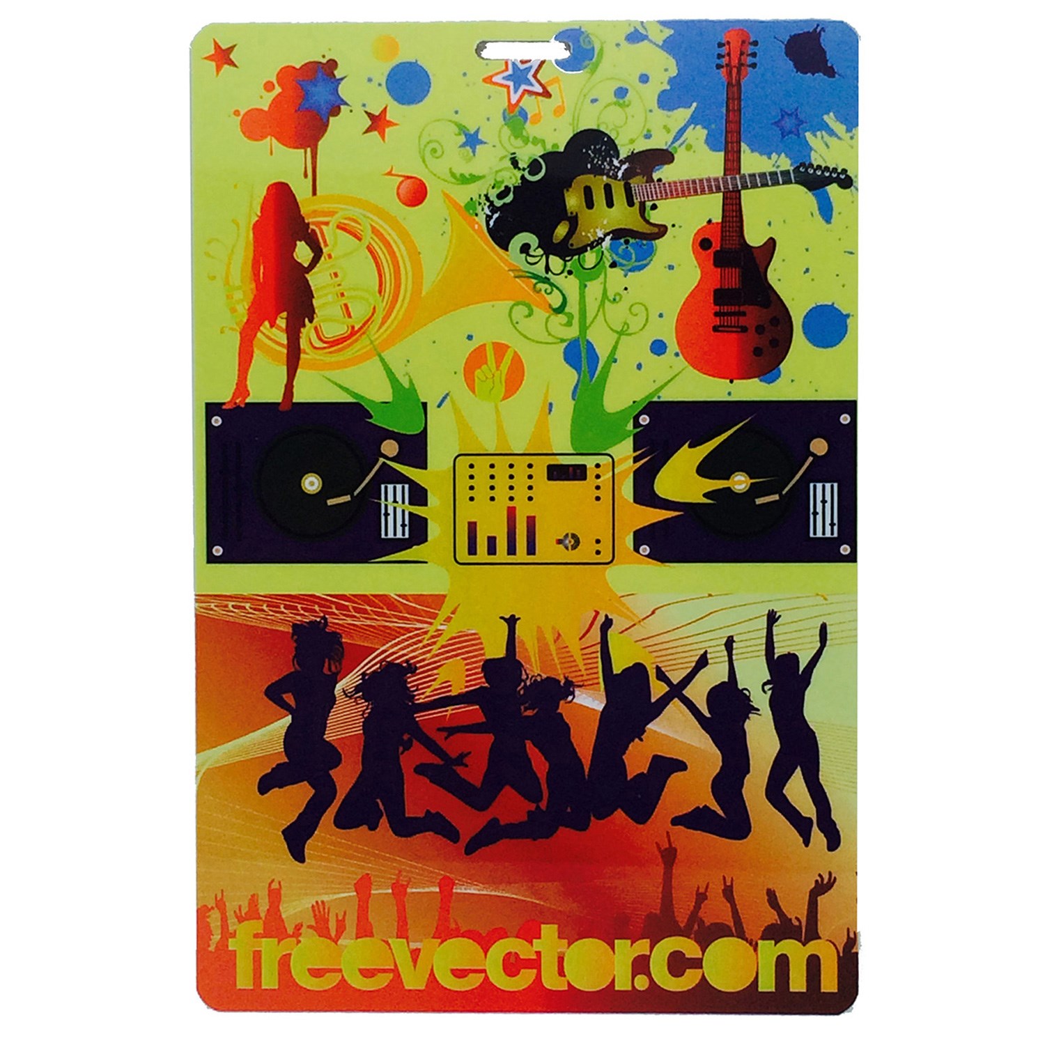 6 inch x 4 inch Full Color PVC Badge 2