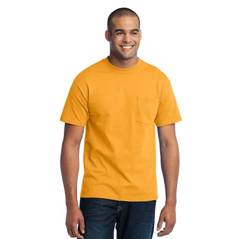 Port & Company Tall Core Blend Pocket Tee. 7