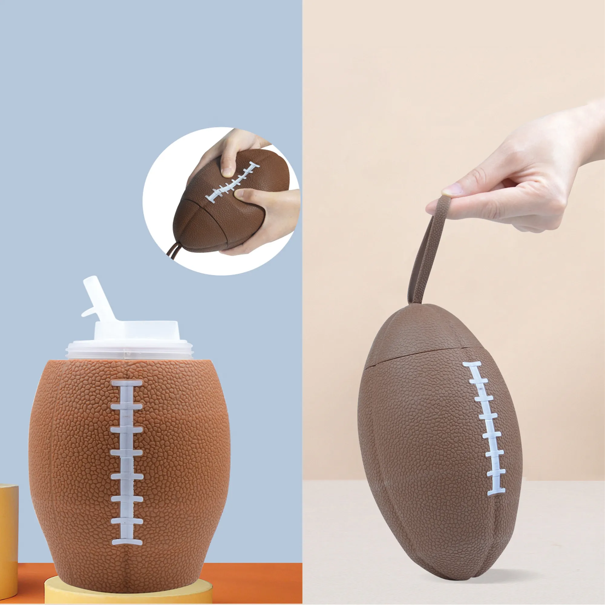 Outdoor Sports Rugby Collapsible Water Bag 3