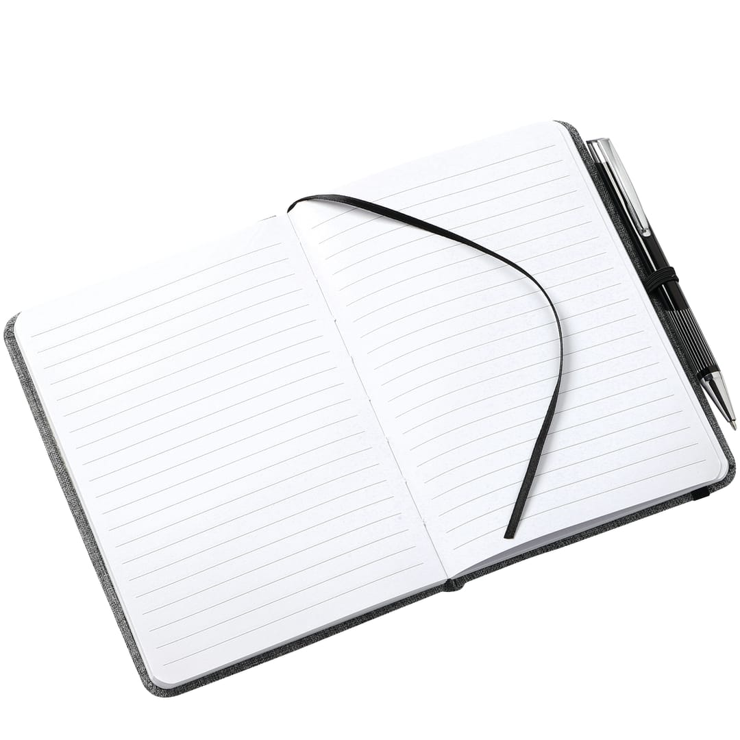 FSC® Mix 5" x 7" Heathered Bound Notebook 13