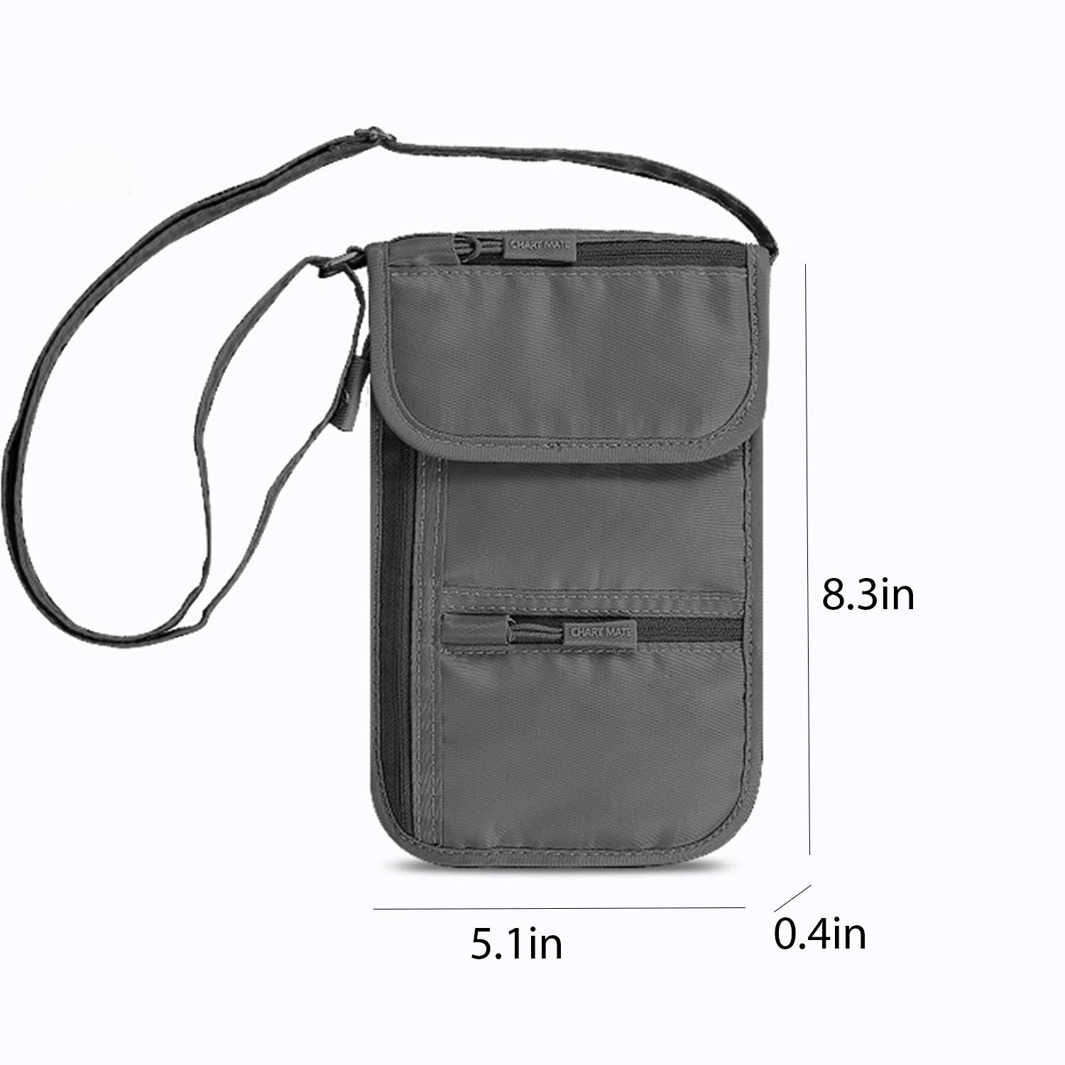 Multifunctional Portable Airline Ticket Bag Crossbody Wallet 4