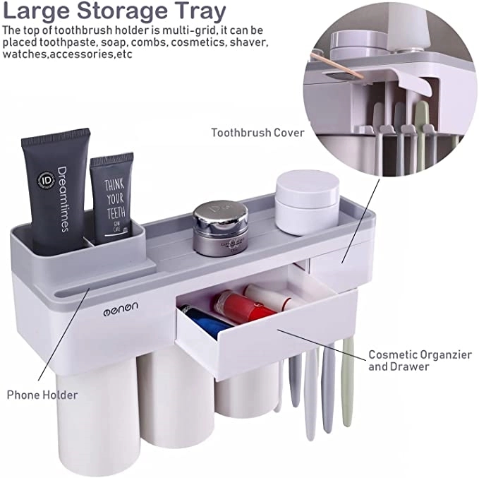 Space-saving toothbrush storage box 7