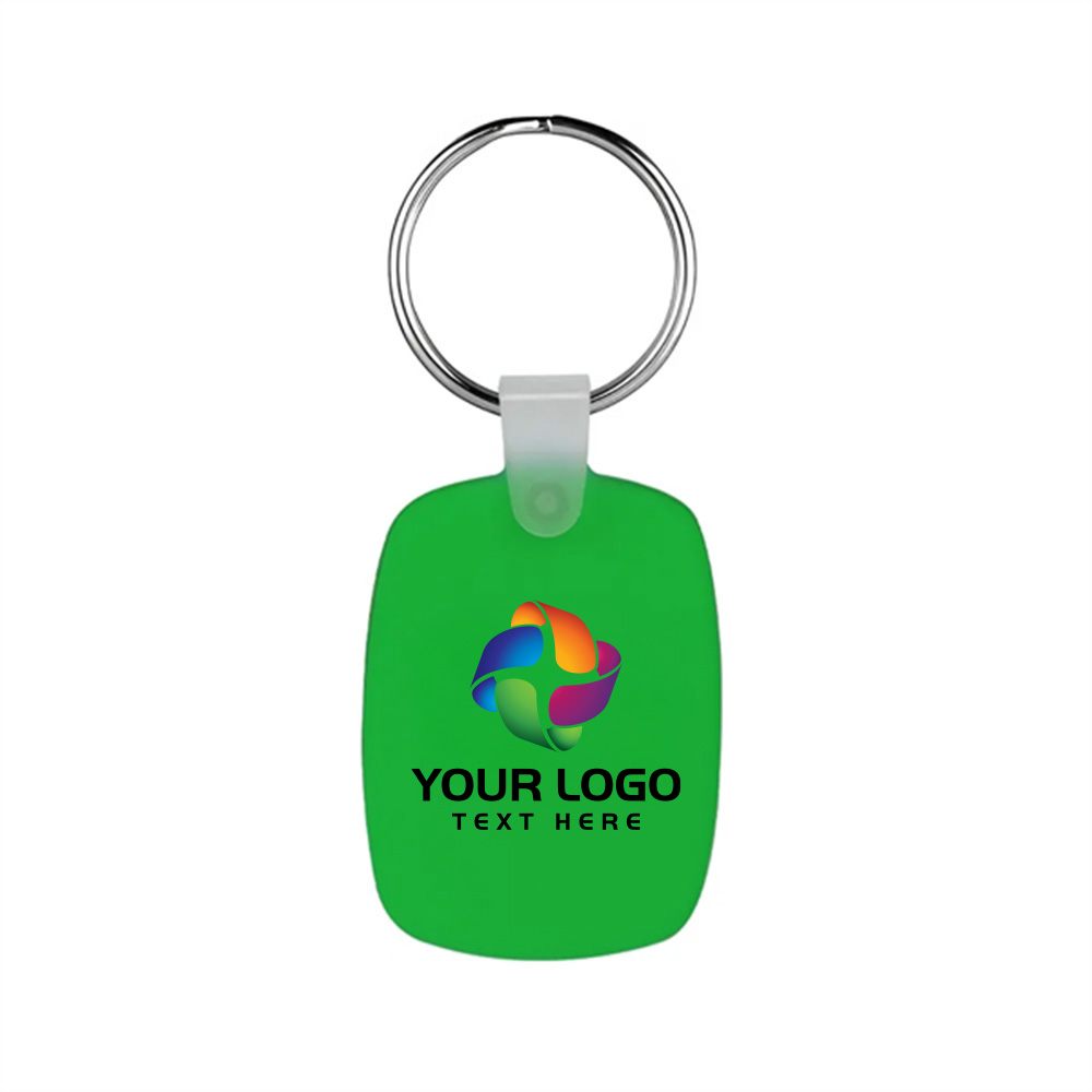 Oval Shaped Silicone Keychain 7