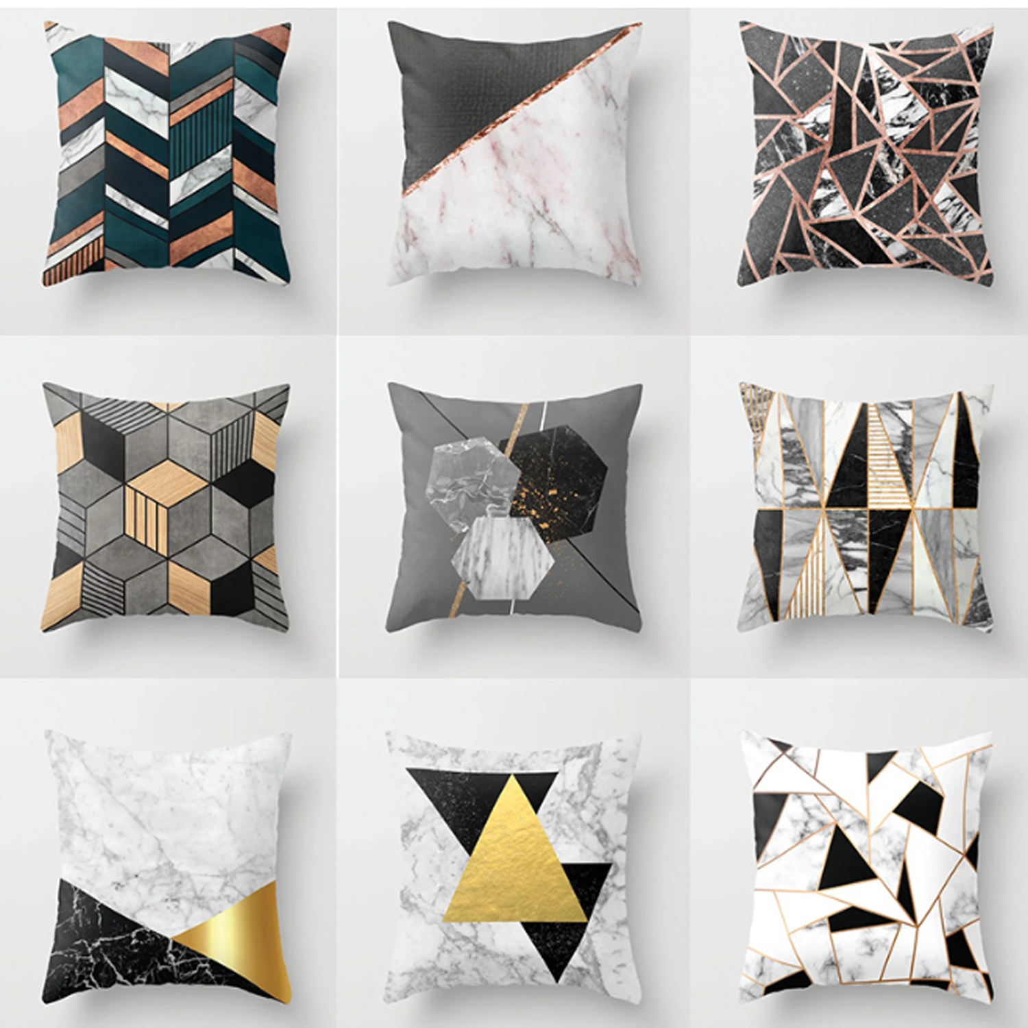 New Modern Minimalist Geometric Print Pillowcase 4
