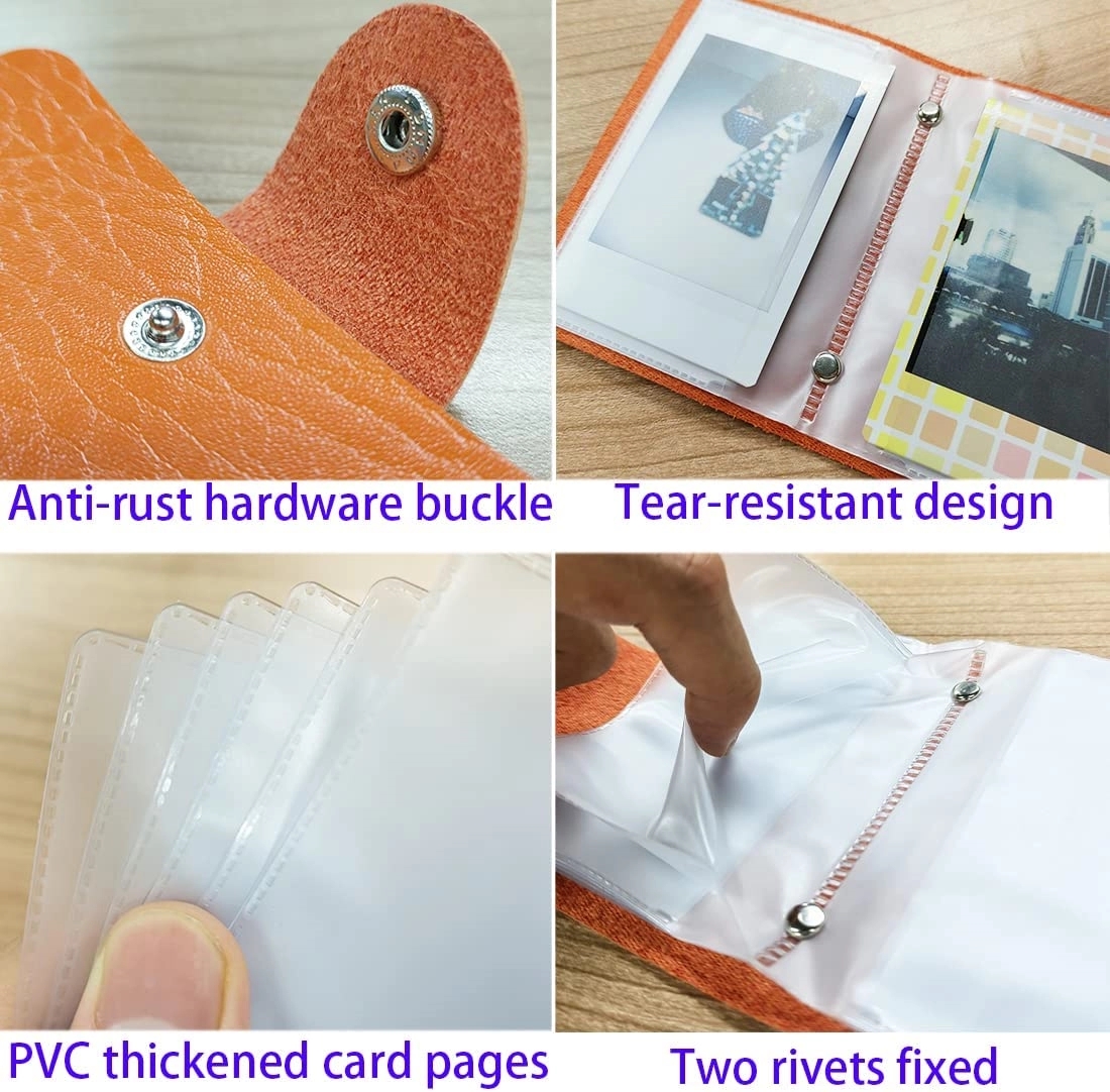 24 Slots PU Business Card/Bank Card Foldable Holder 1