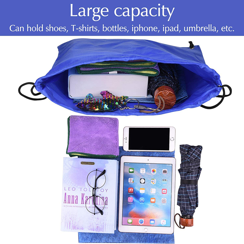 210D Polyester Drawstring Bags Backpack Bulk Sack 23