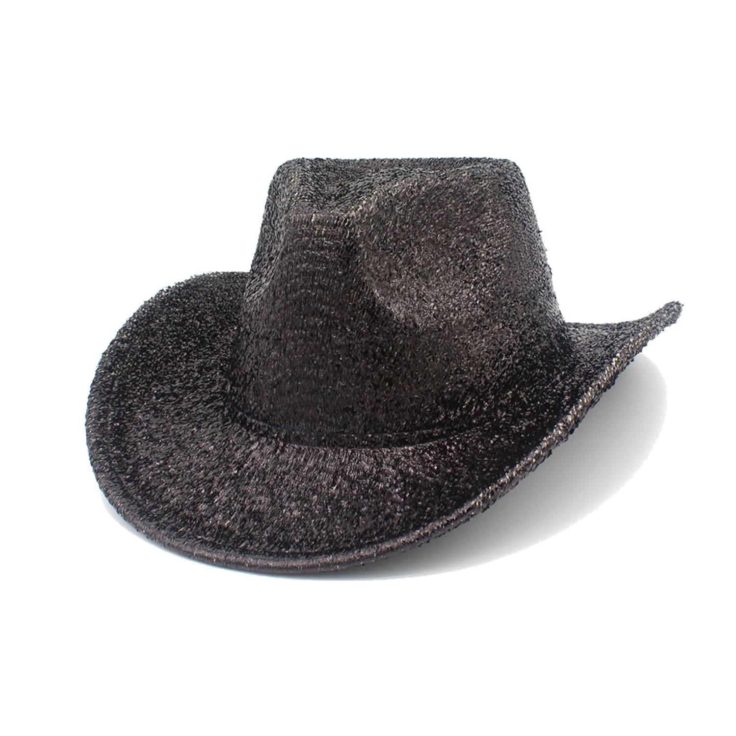 Lightweight Holographic Cotton Party Cowboy Hat 3