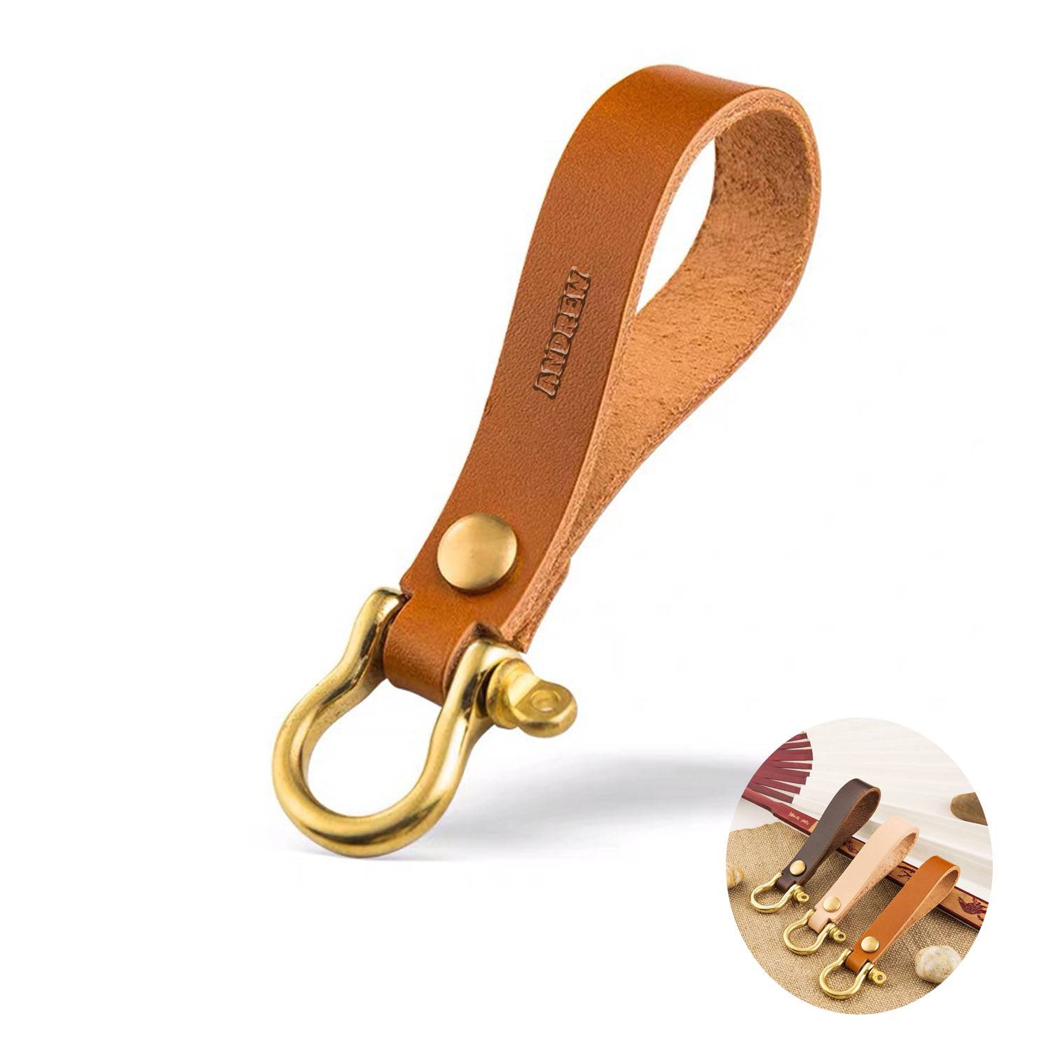 Genuine Leather Keychain 1