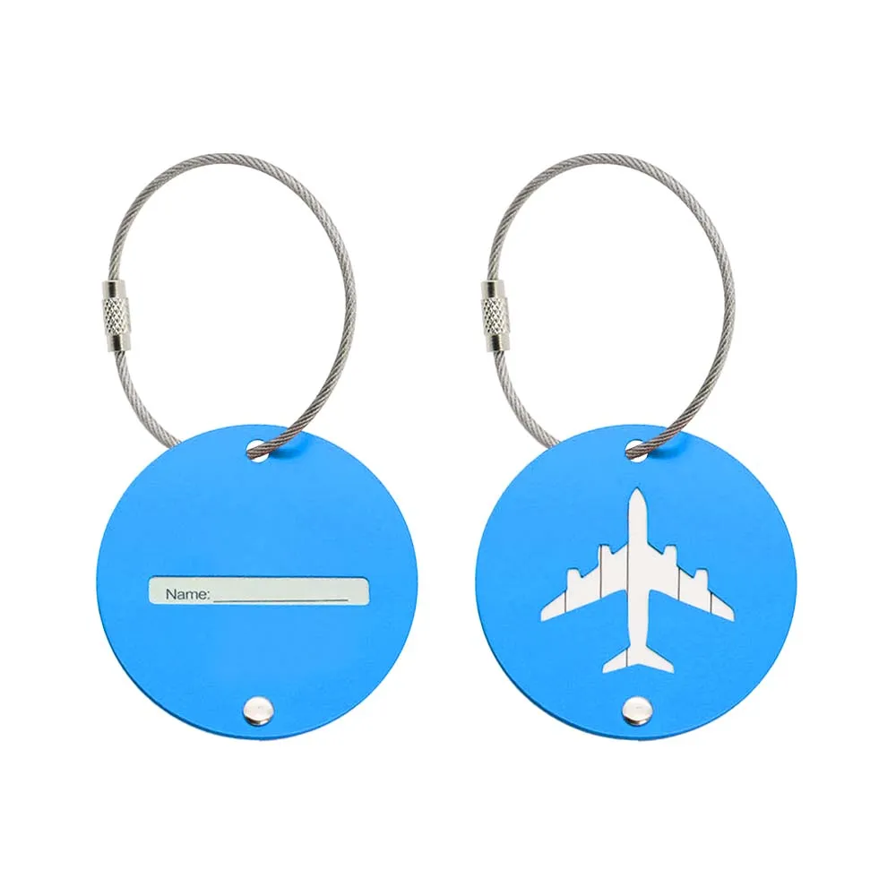 Aircraft Aluminum Alloy Luggage Tags 8