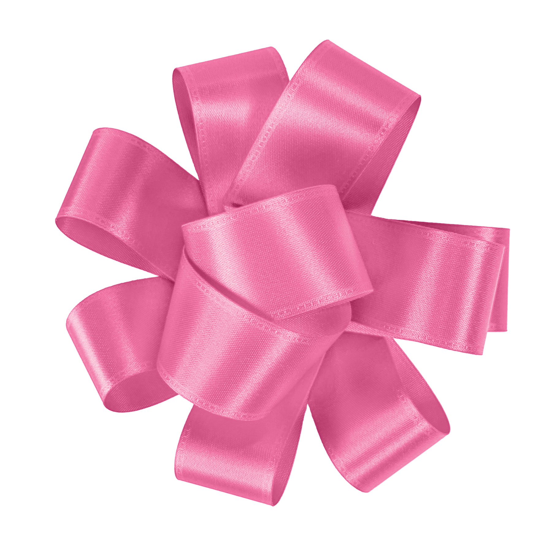 1" Badge Satin Bow - Sparkle 10