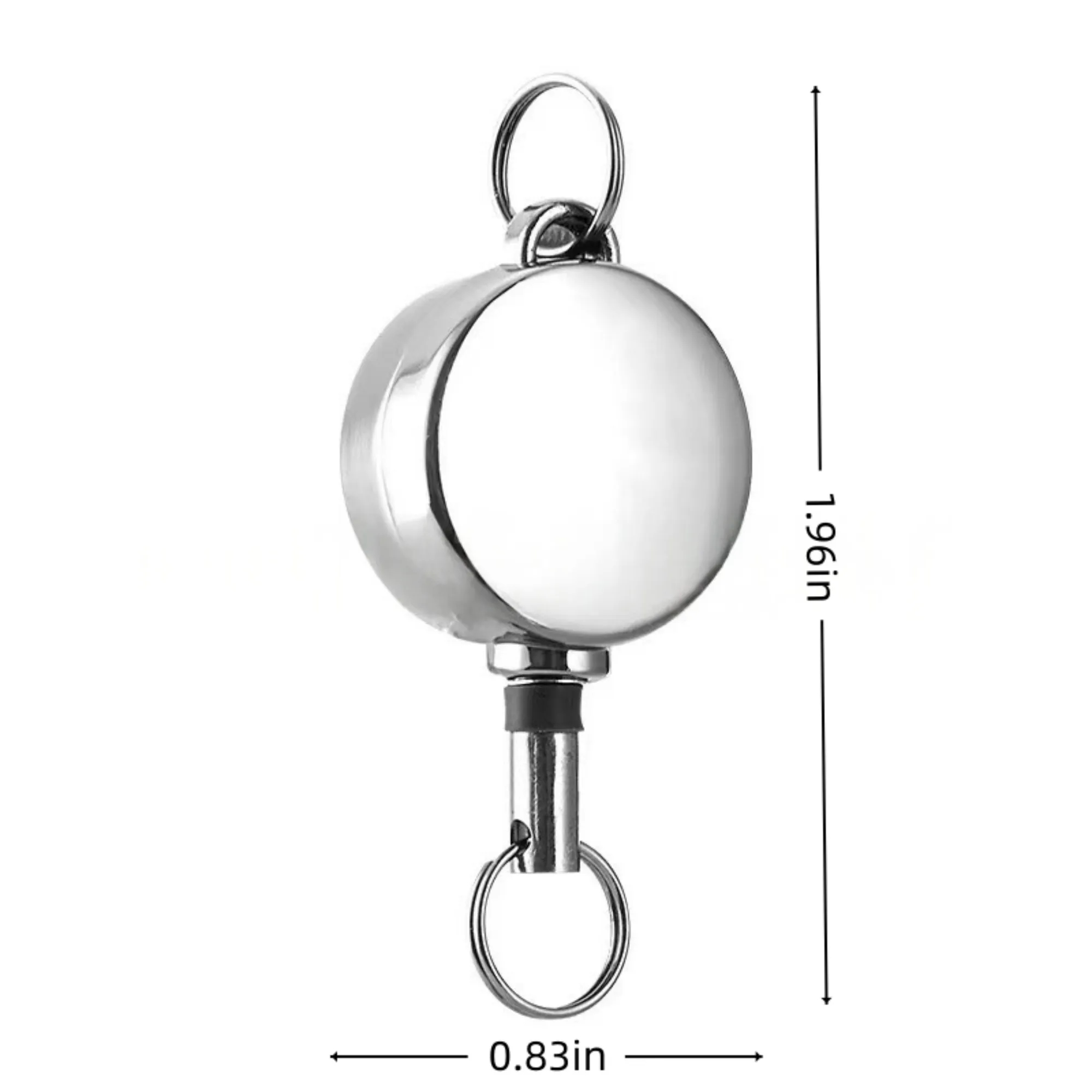 MOQ Resilient Stretch Key Chain with Retractable Cord 4