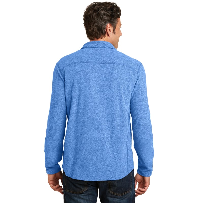 Port Authority Heather Microfleece 1/2-Zip Pullover. 3