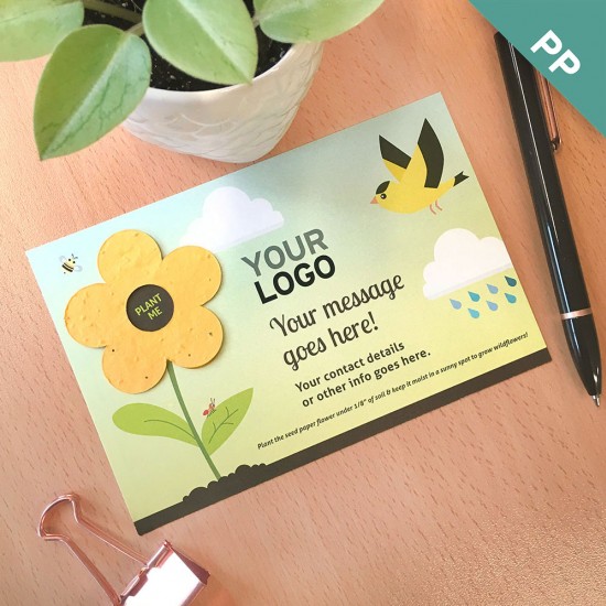 Plant Me Flower Medium Eco Panel Cards 5