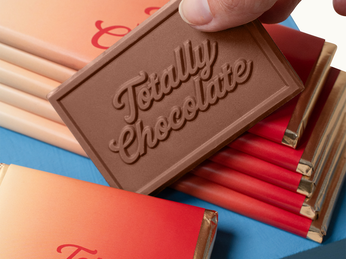 2"x3" Small & Mighty Custom Chocolate Wrapper Bar 7