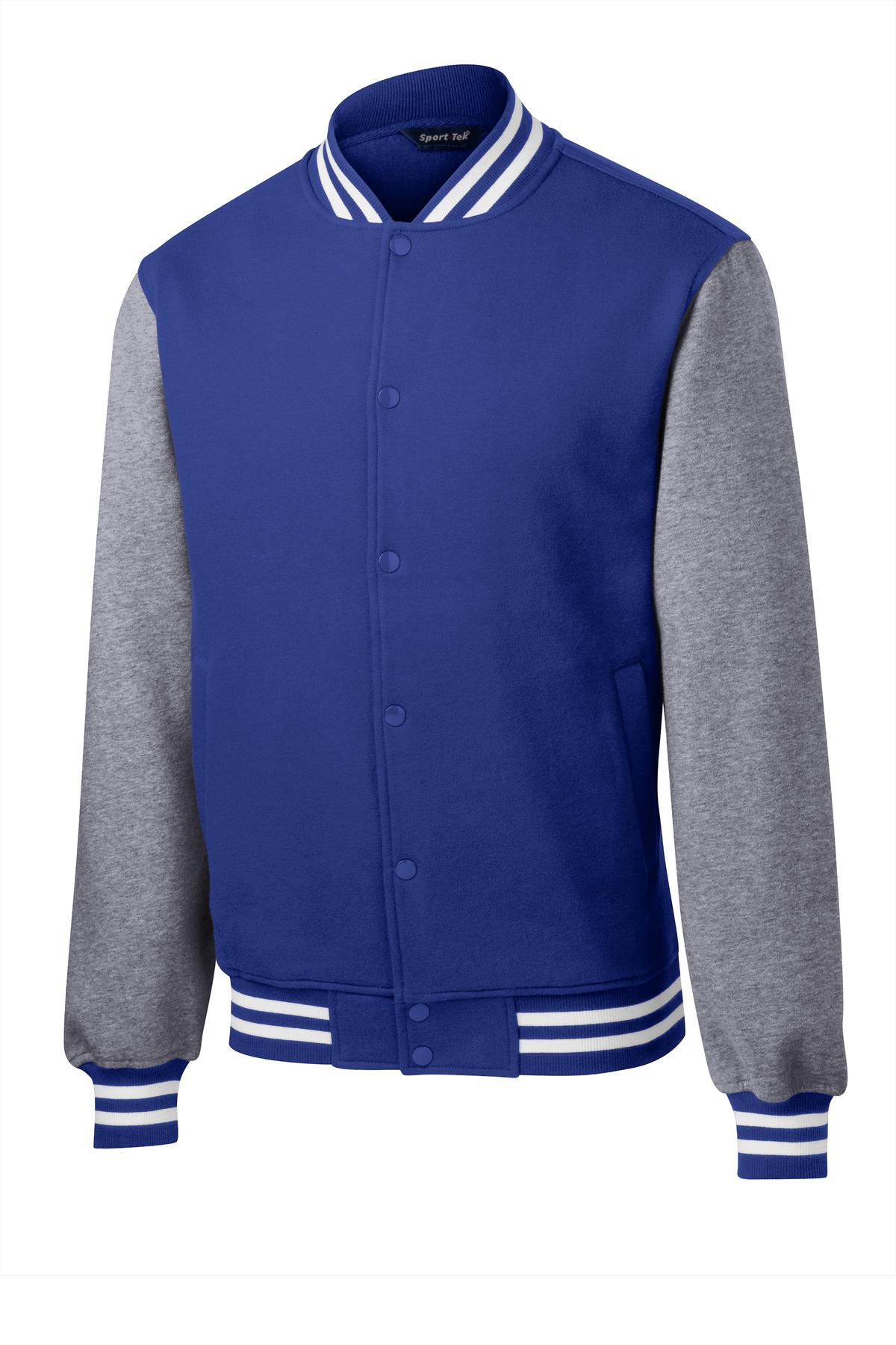 Sport-Tek Fleece Letterman Jacket. ST270 4