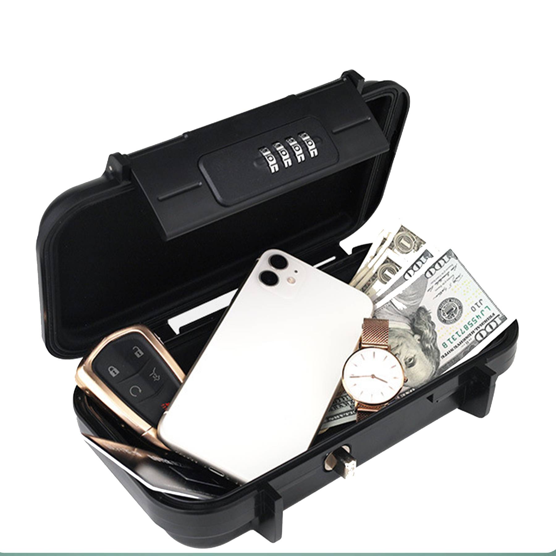 Waterproof Anti-Theft Mini Travel Portable Lock Box 8
