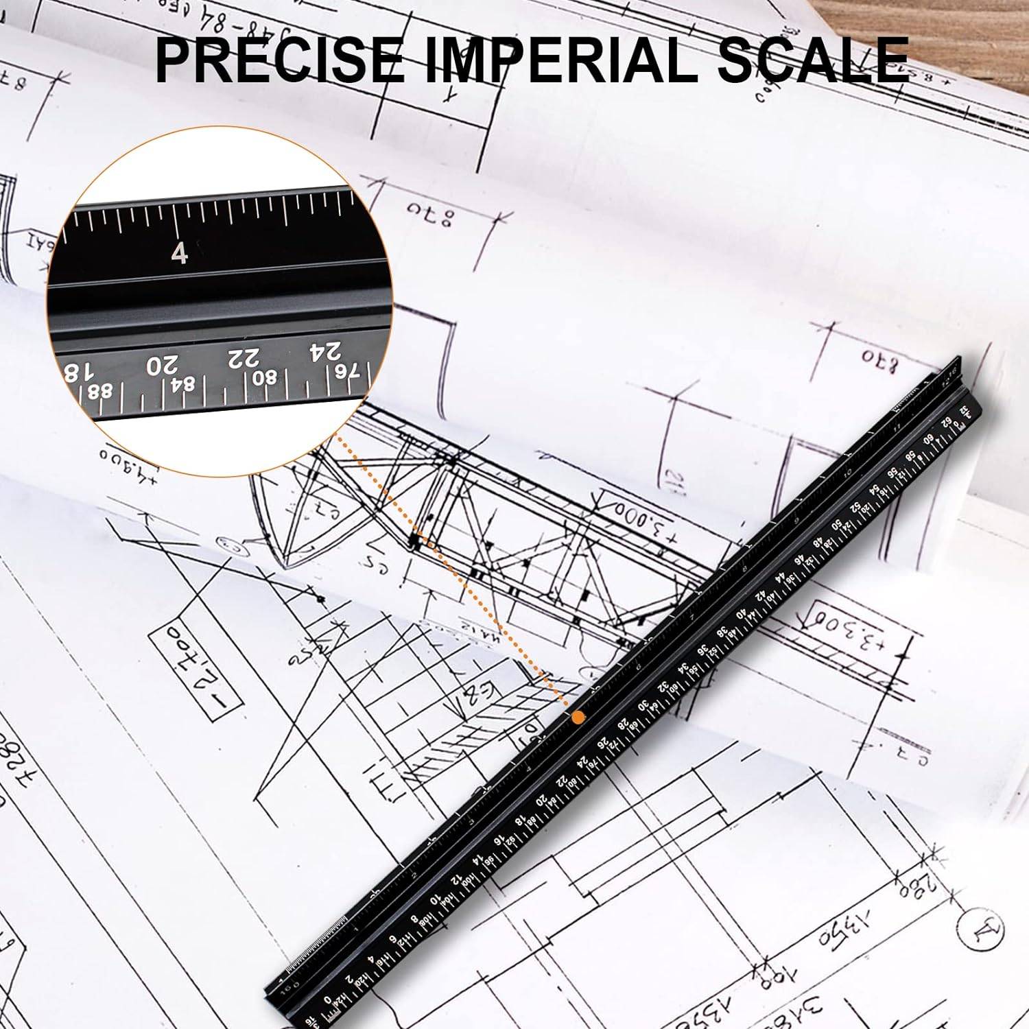 Aluminum Architectural Scale Ruler 4