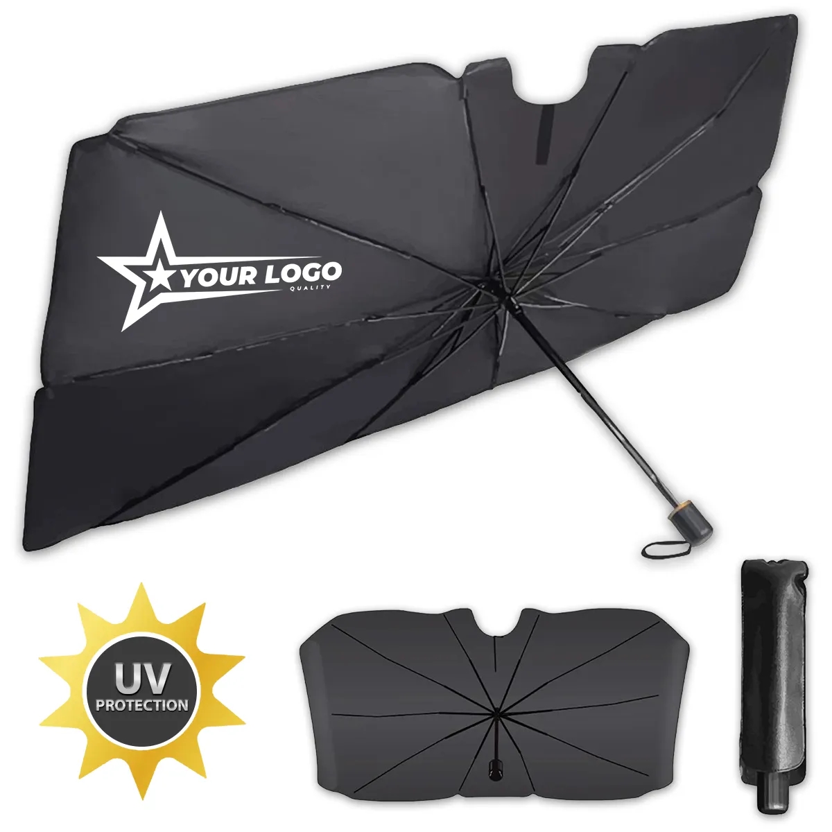 Dashboard Defender UV Car Windshield Umbrella 7