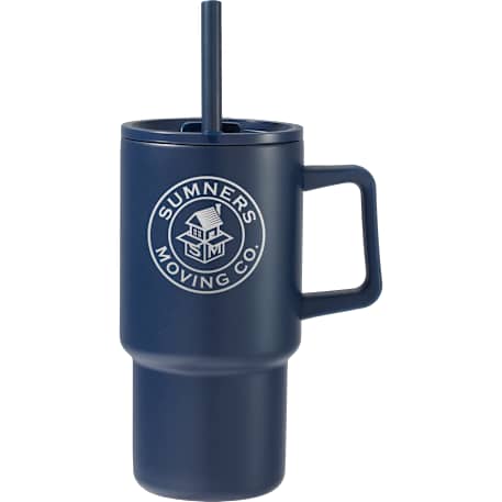 Summit 18oz Recycled Vacuum Insulated Mug w/ Straw 38