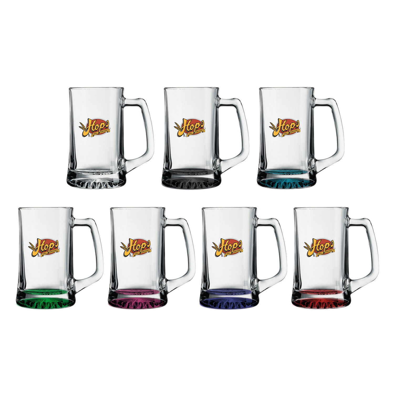 25 oz. ARC Glass Beer Mugs 6