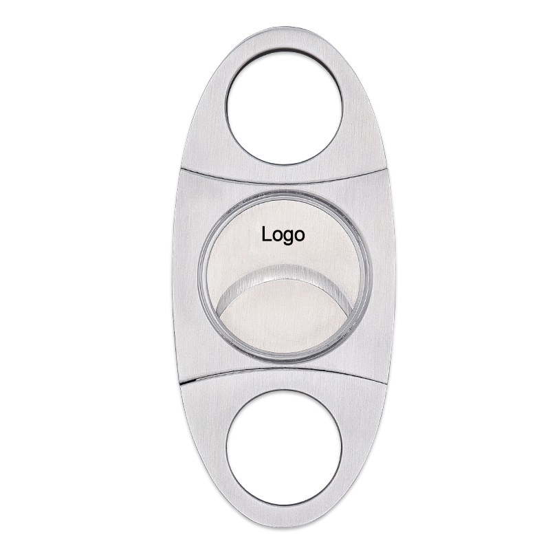 Double Blade Stainless Steel Cigar Cutter 2