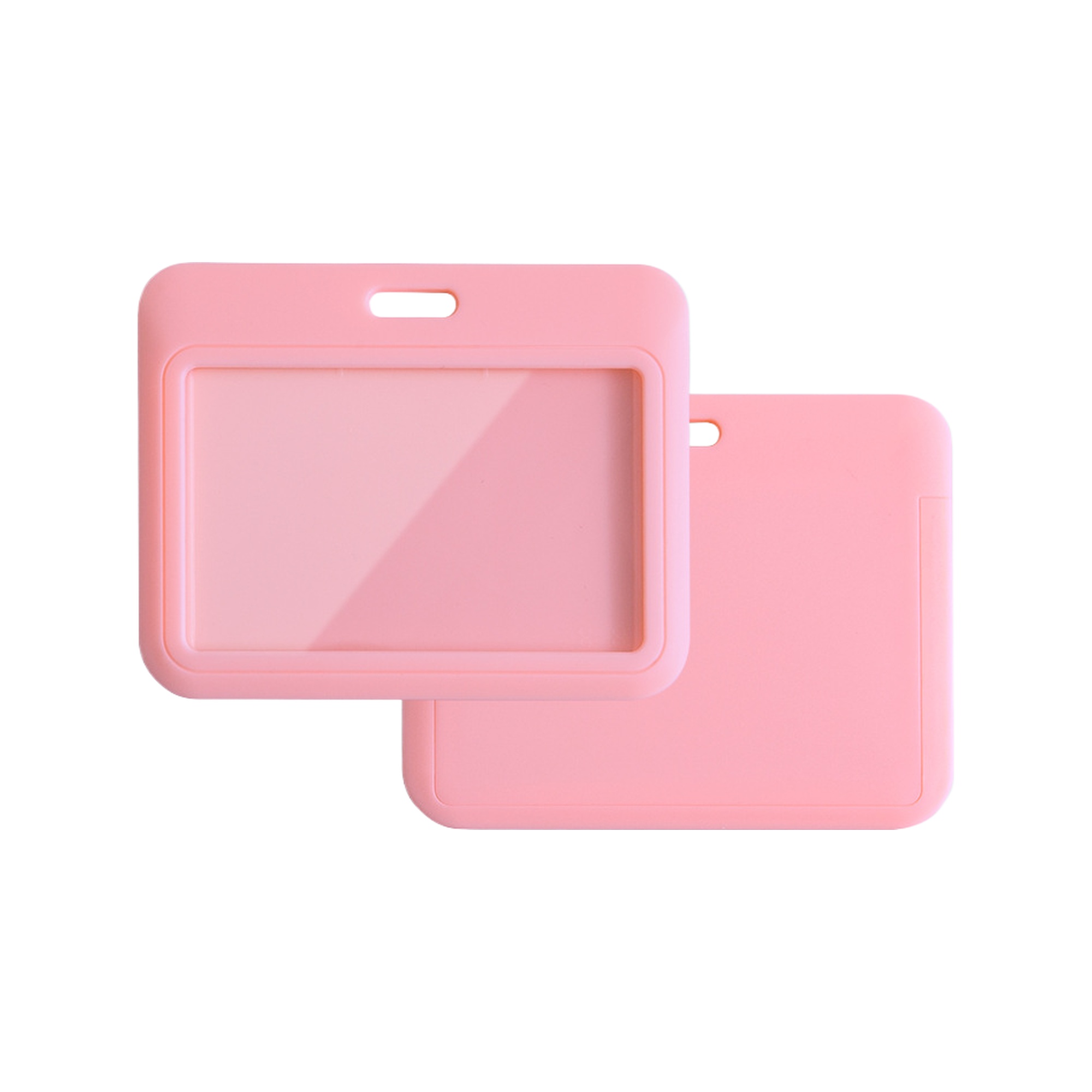 Horizontal Slide Cover ABS Plastic Badge Holder for ID Cards 10