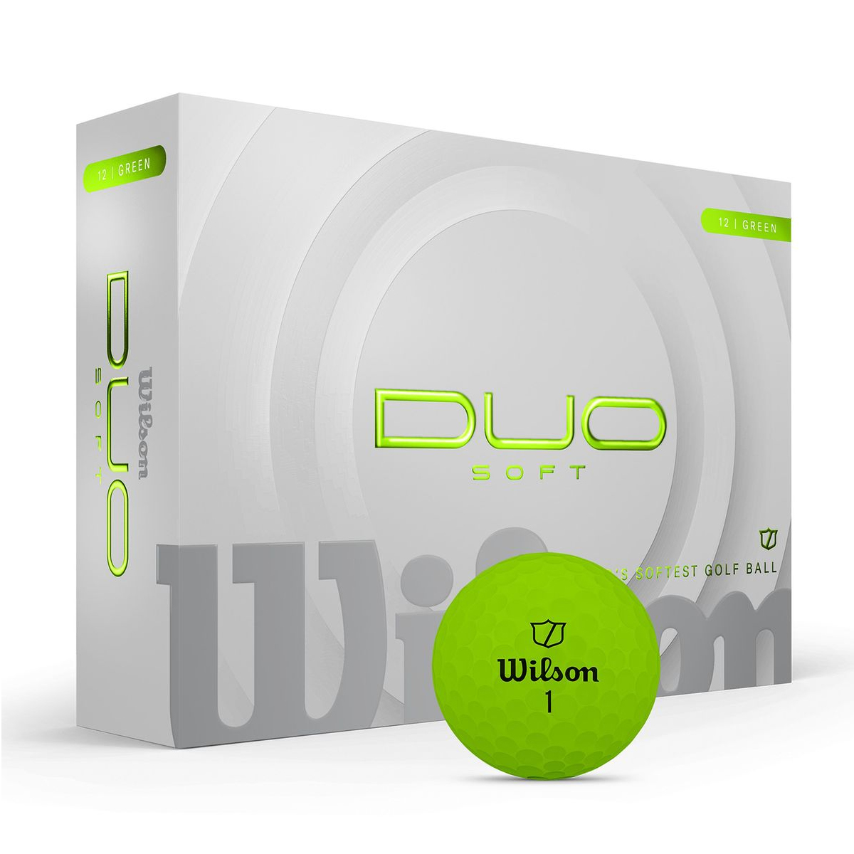 Wilson Duo Soft Green Golf Balls