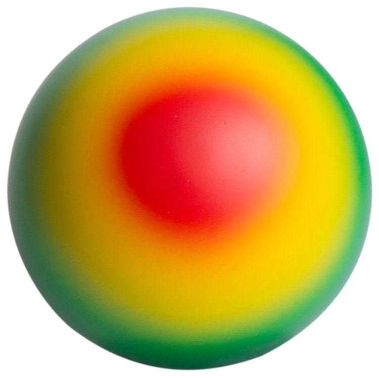 Round Ball Stress Reliever - Rainbow 2