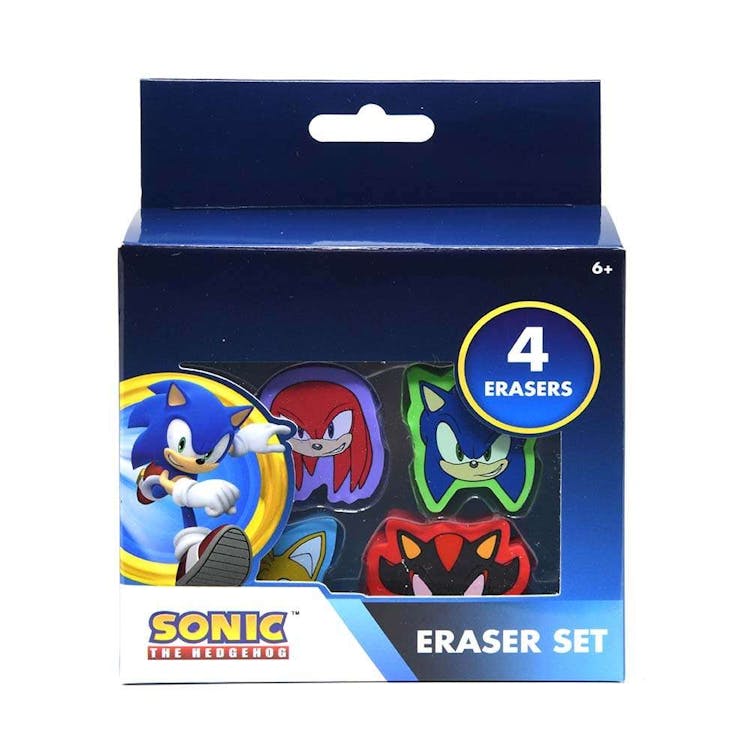 Sonic Eraser Sets - 4 Pack 2