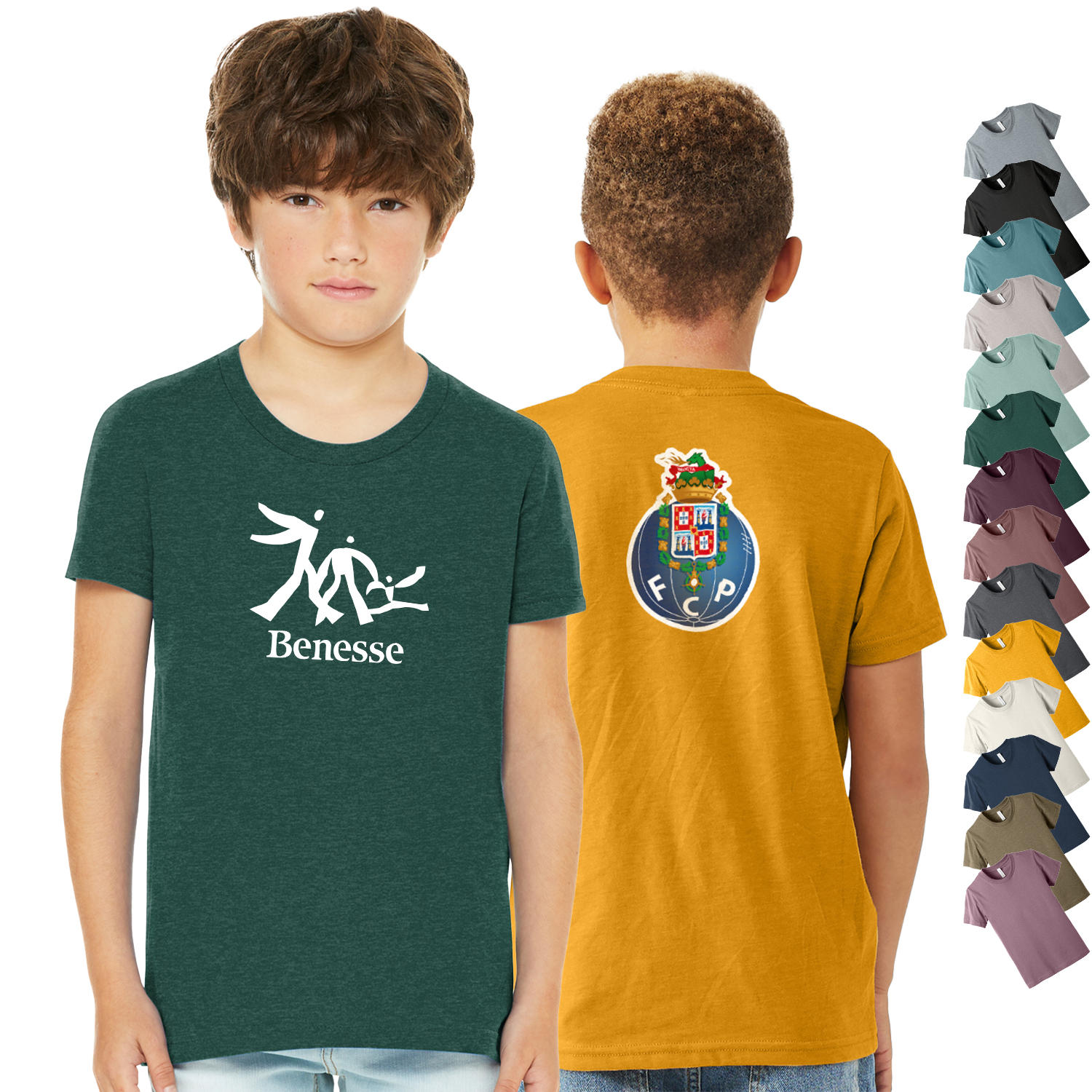 BELLA+CANVAS® Youth Heather CVC Tee 4