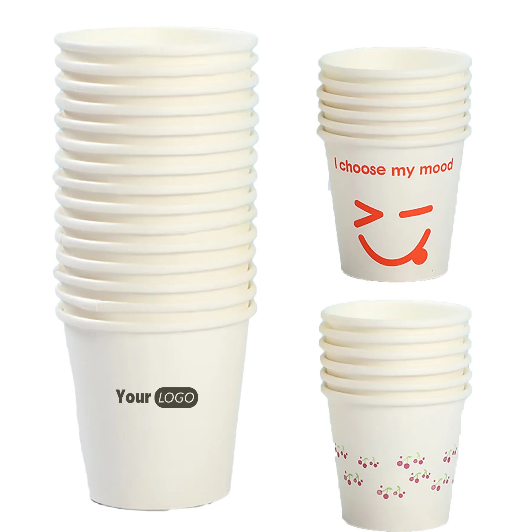 Paper 50 Disposable 50ml Shopping Mall Tasting Cups 4