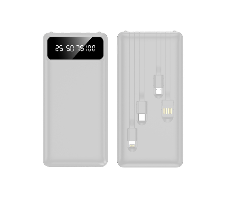 Built-in Cable Power Bank- 10000 mAh 4