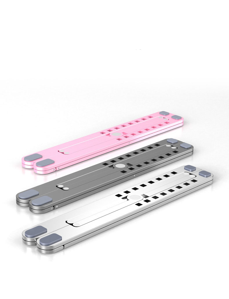 Adjustable Computer Riser Aluminum Ergonomic Desktop Holder ---- 14" to 17.3" 7
