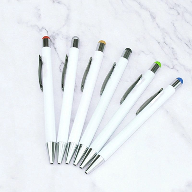 Classic White Pen with Stylus 2