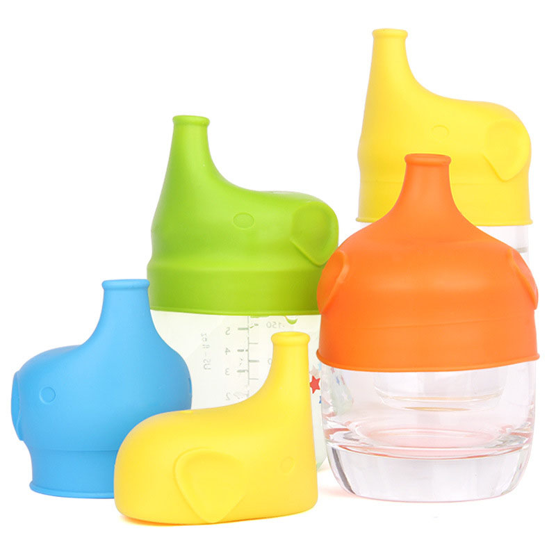 Elephant Shape Silicone Sippy Cup Lid 6