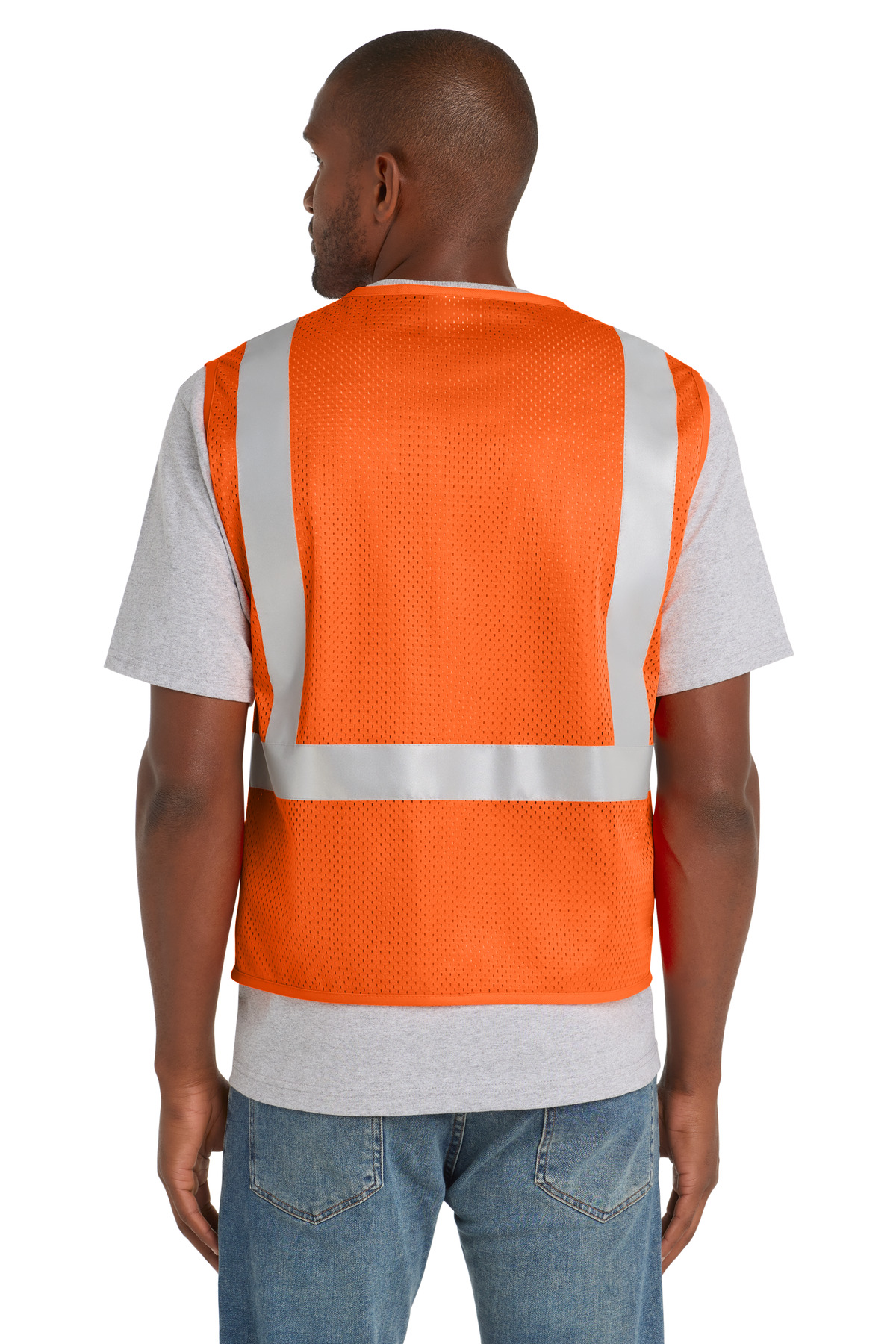 CornerStone ANSI 107 Class 2 Mesh Zippered Vest. CSV102 4