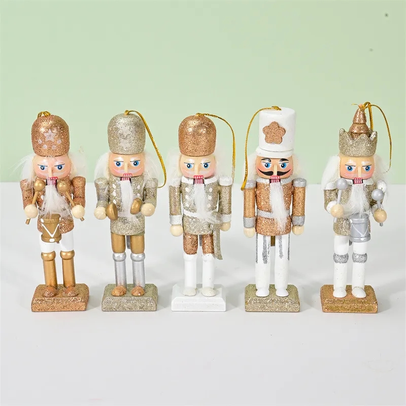 4.92" Nutcracker Christmas Wooden Ornaments 2