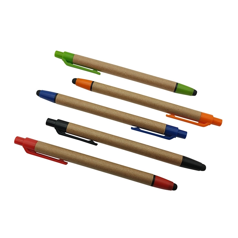 Recycled Stylus Click Pen 8