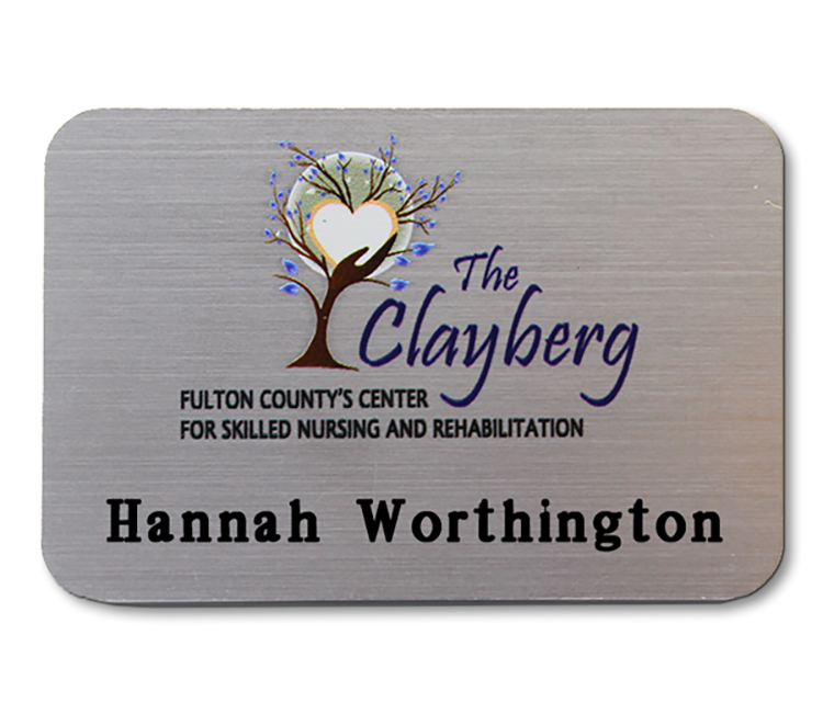 2"x3" Chaos full color UV Printed name badge 2
