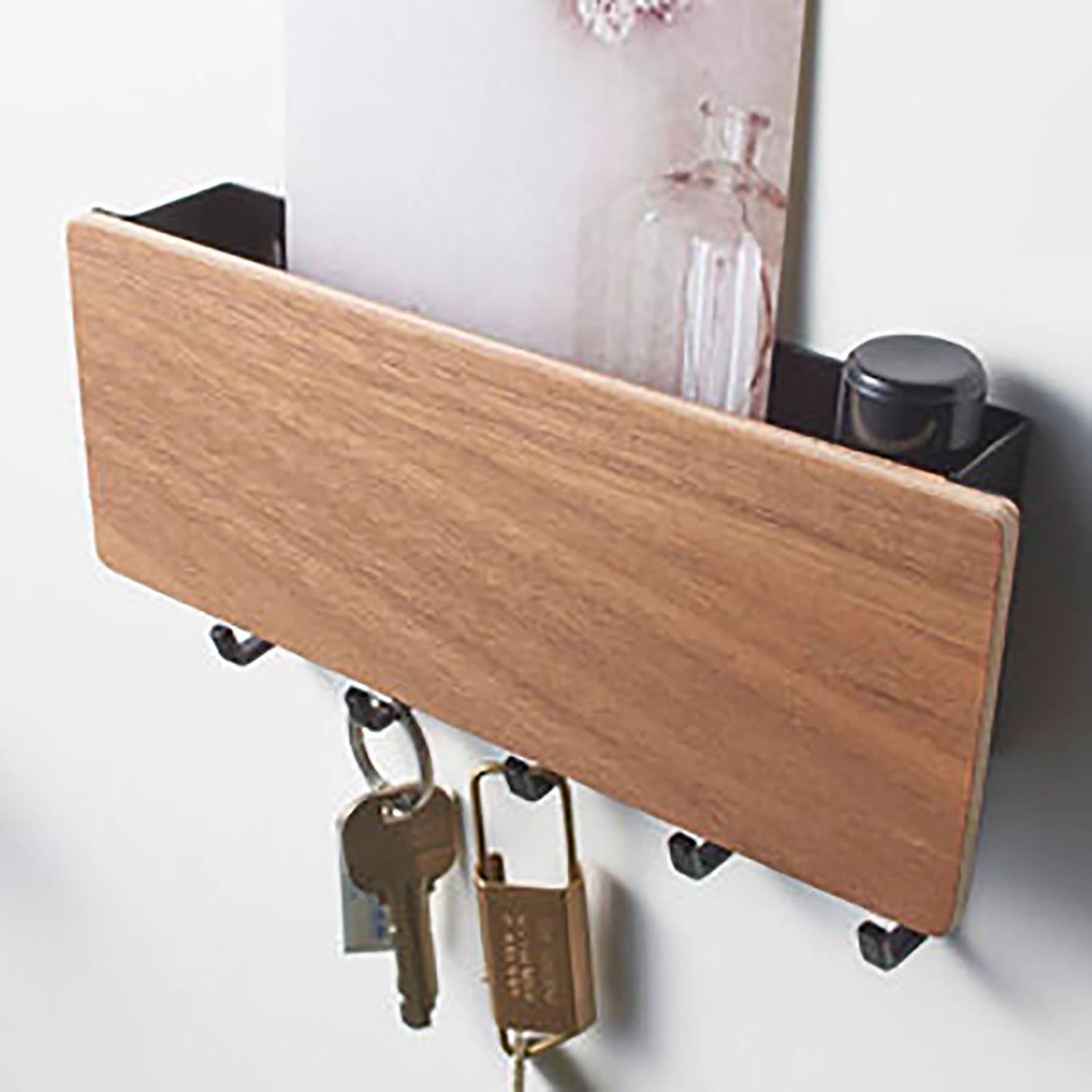 Wooden Key Organizer Wall Hook 6
