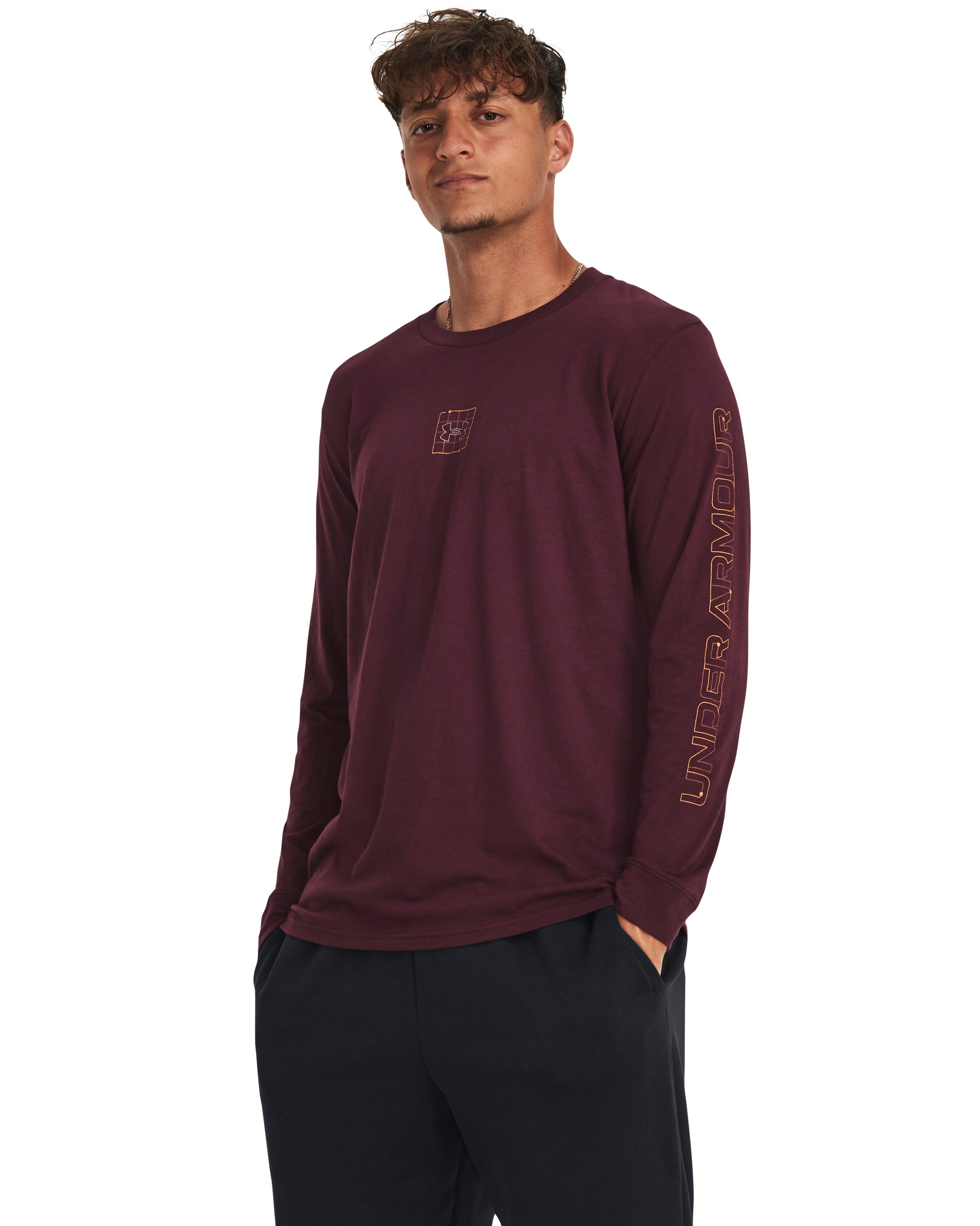 Men's UA Outdoor Grid Logo Long Sleeve 3