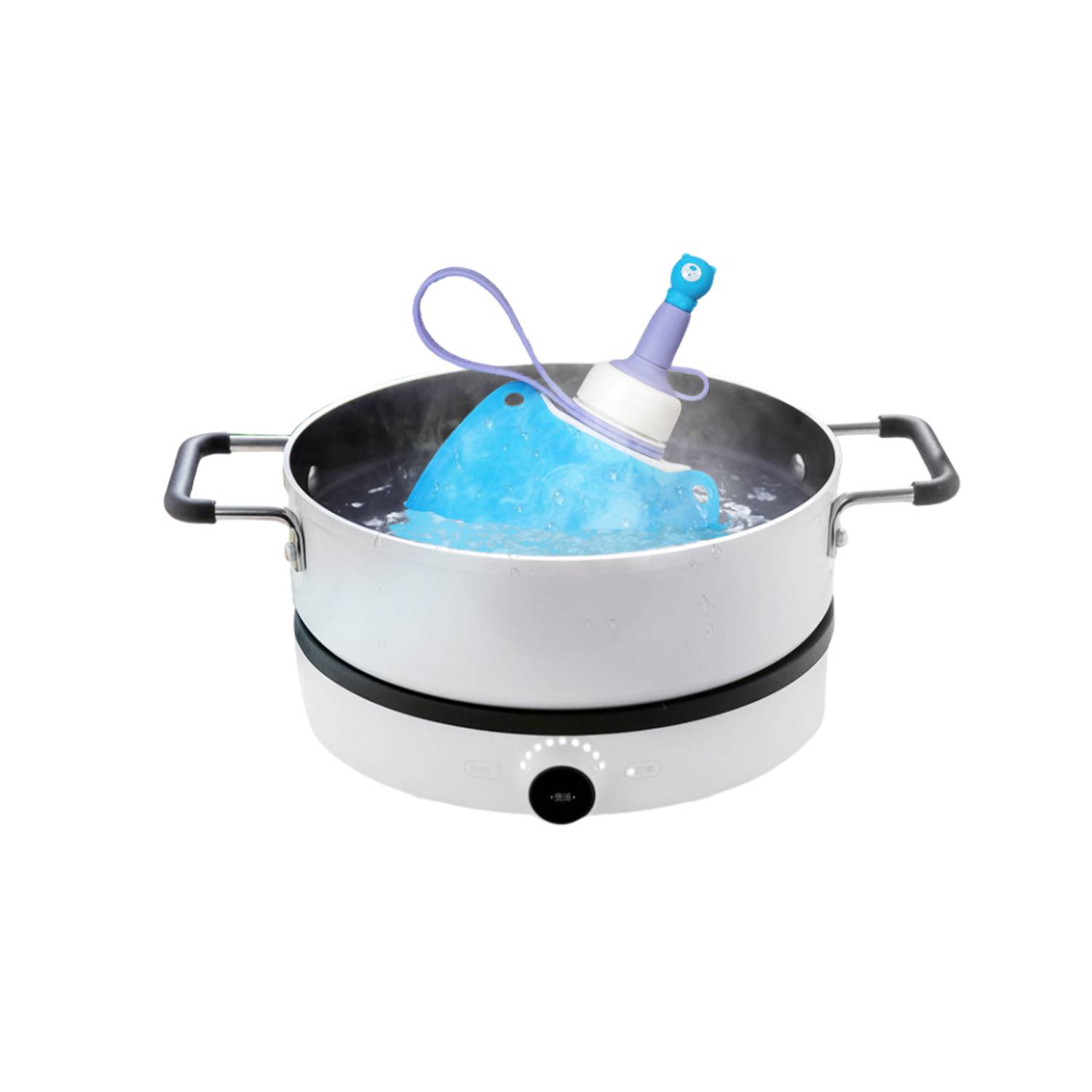 11Oz Outdoor Silicone Foldable Children's Water Bottle 4