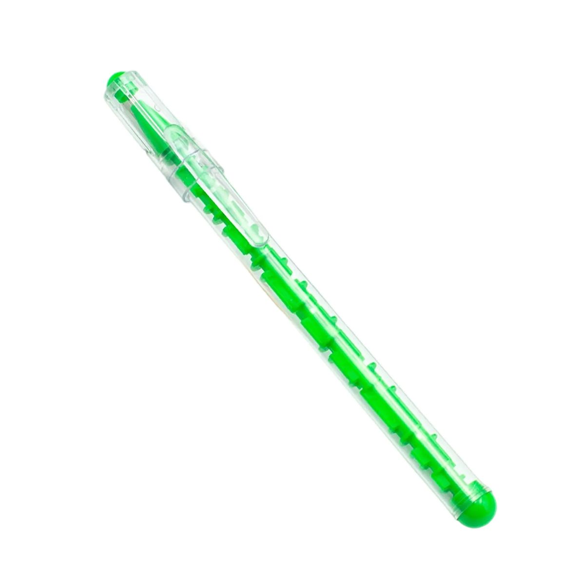 Maze Game Pen Transparent Barrel 6 Inch 1