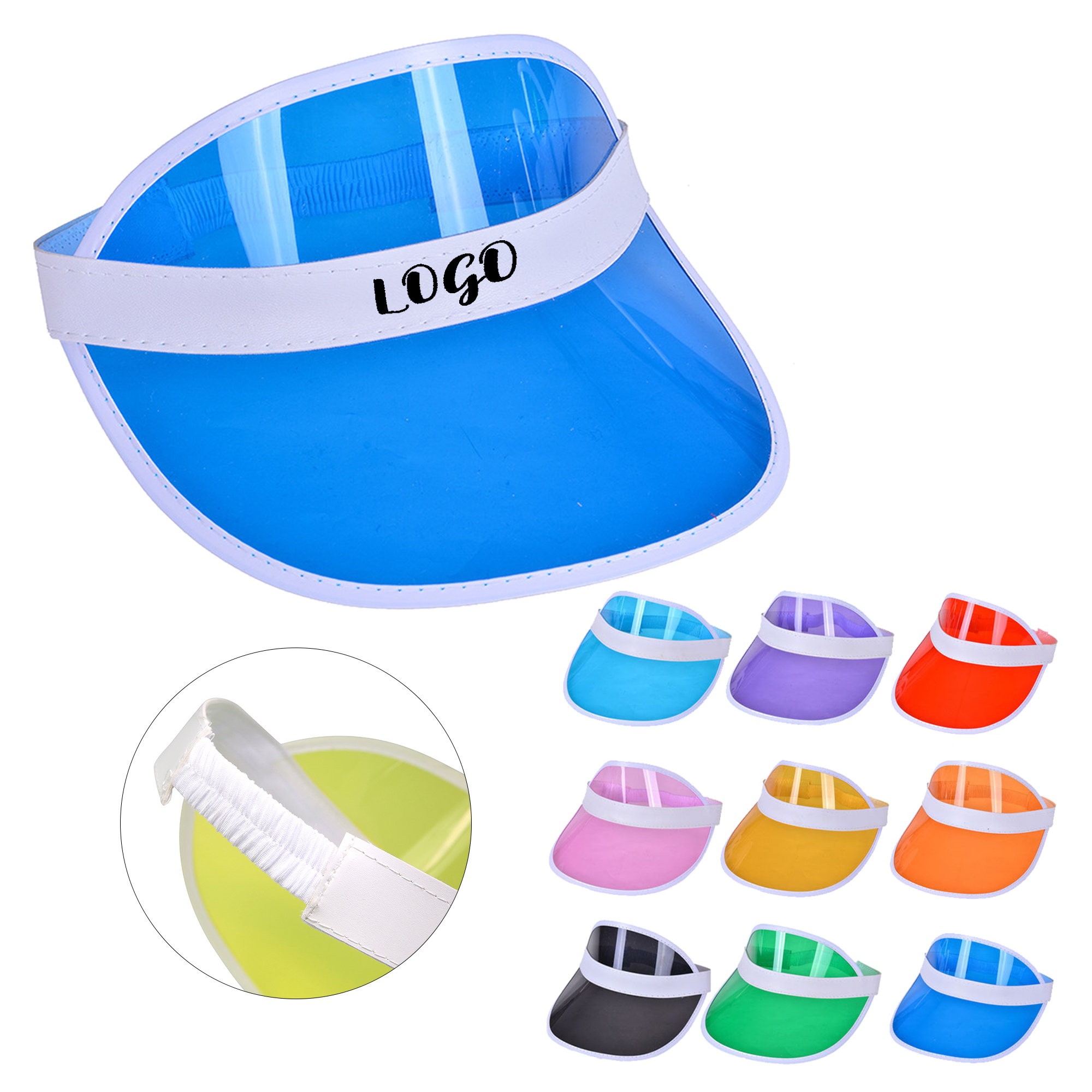 PVC Transparent Visor Hat 2