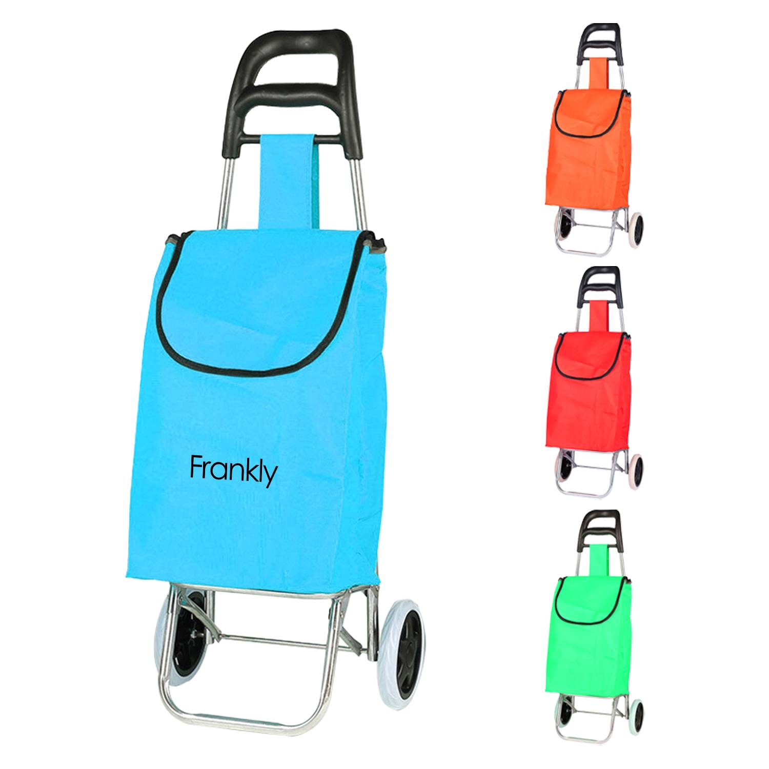 Foldable Shopping Cart For Groceries With Wheels And Bag 2