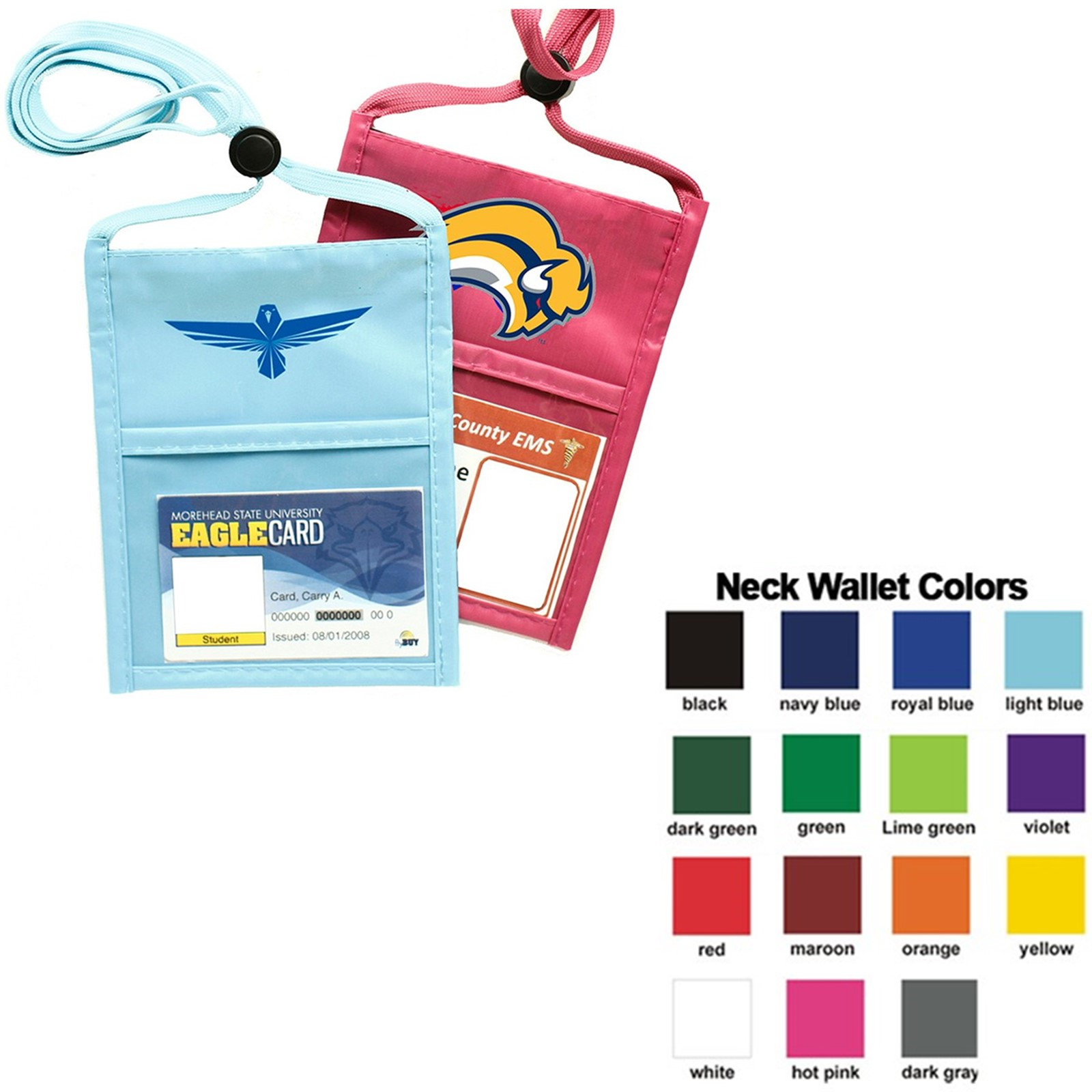 Neck Wallet Convention Badge Bag Holder 2