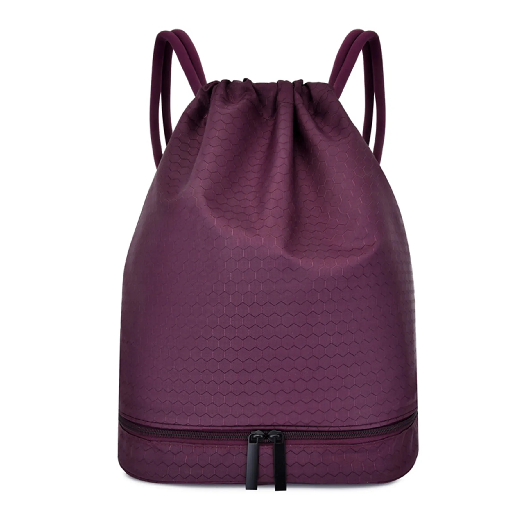 Polyester Dry Wet Separation Sports Drawstring Backpack 12