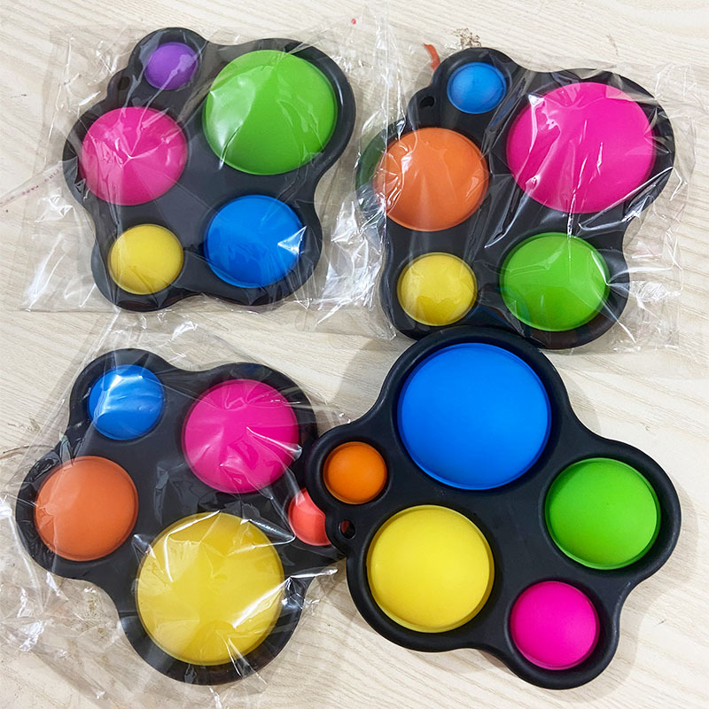 Small Stress Reliever Finger Bubble Toys 2